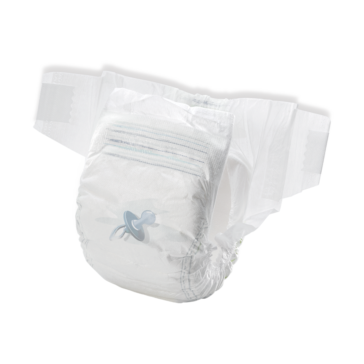 市販のおむつ。複数点を超音波で接合